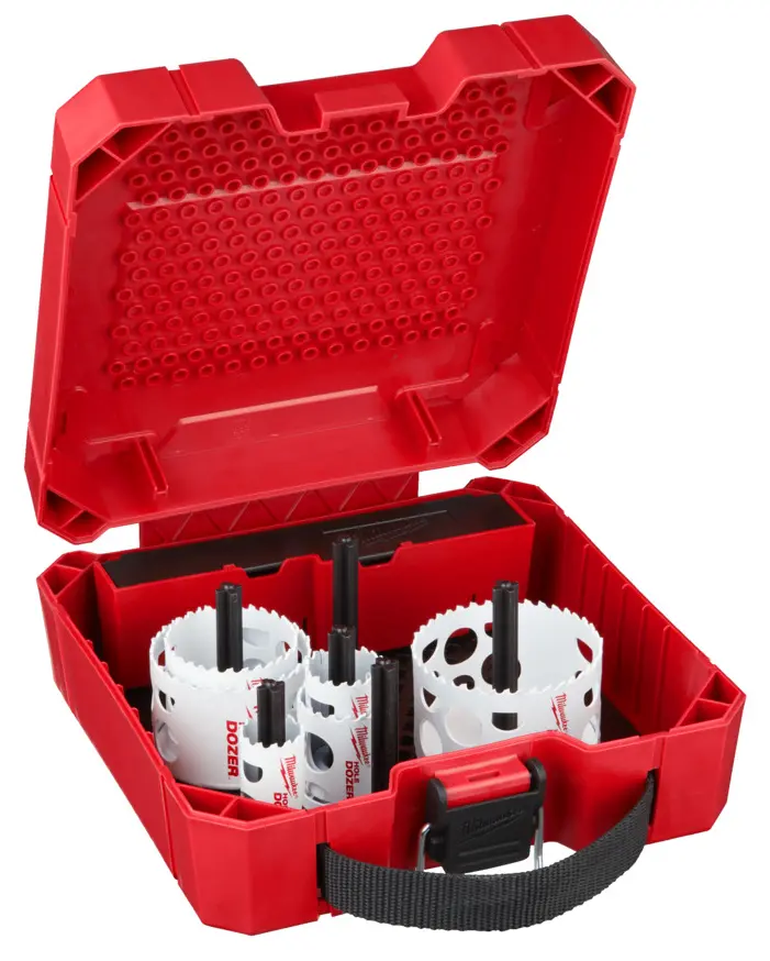 Sada kruhových pilek/děrovek Milwaukee Hole Dozer Holesaw SET 10, bimetalové zuby, 49224201